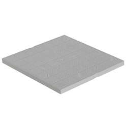Tampon PP 550x550 gris FIRST