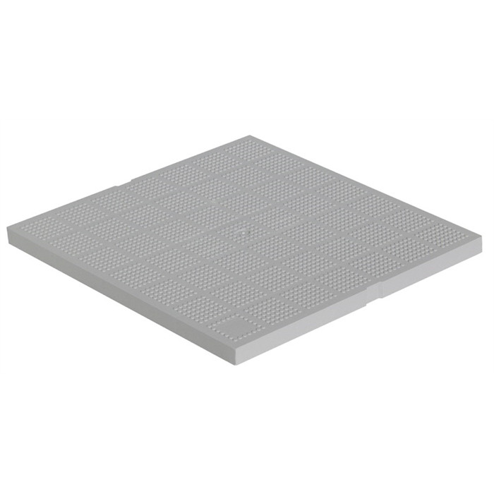 Tampon PP 550x550 gris FIRST Tampon PP 550x550 gris FIRST