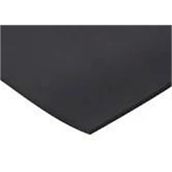 Tapis caout. 4mm 1 pli noir 1,40m detail