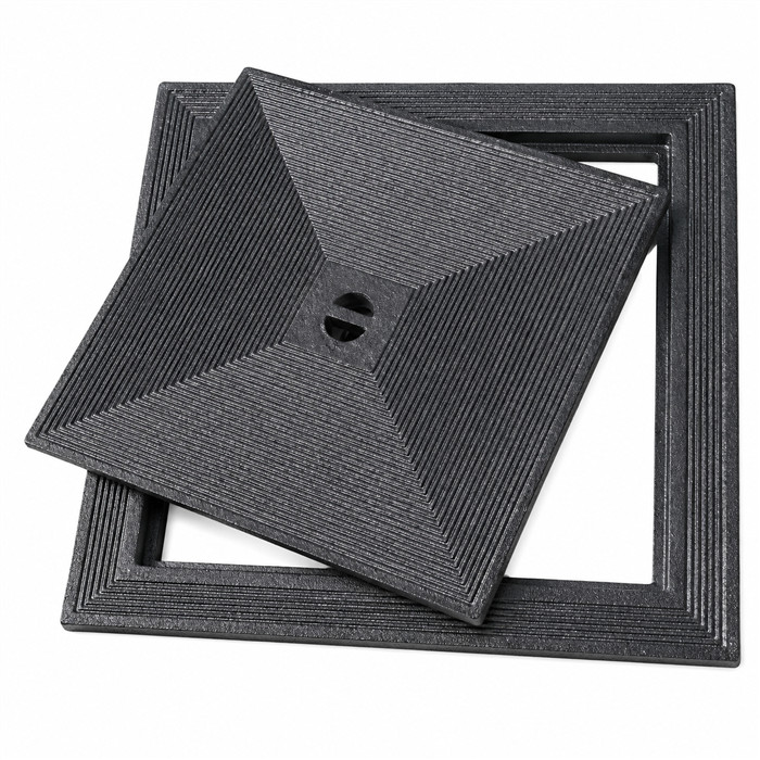 Taque fonte 400x400 simple fond Taque fonte 400x400 simple fond
