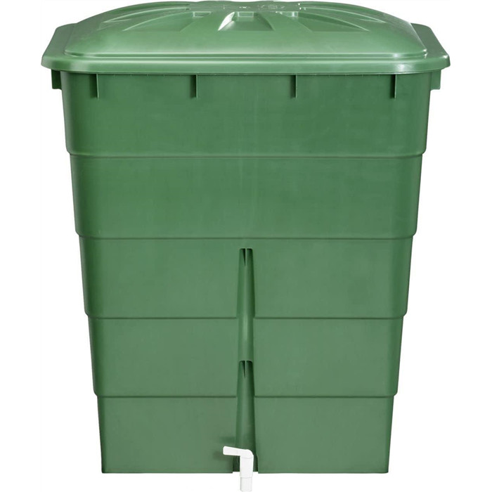 Tonneau de pluie rectangulaire 300L Tonneau de pluie rectangulaire 300L