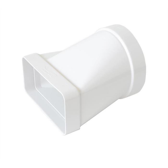 Transition ABS blanc 220x90mm - Ø150mm Transition ABS blanc 220x90mm - Ø150mm
