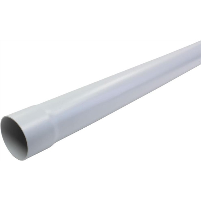 Tuyaux pluie 50mmx1,2mm 2,8m gris clair Tuyaux pluie 50mmx1,2mm 2,8m gris clair