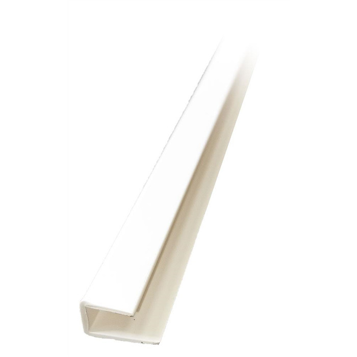 U de finition 4mm VDK blanc 2,75m U de finition 4mm VDK blanc 2,75m